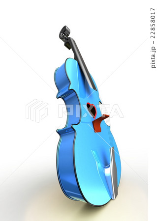 3D illustration of a Violin, musical instrument. 22858017