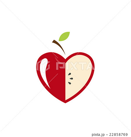Vector sign with red fruit. Logo for Cosmetics 22858769
