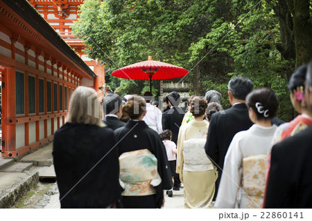 神社での結婚式 22860141