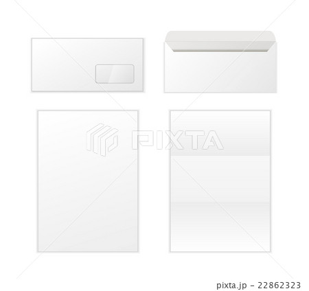 Envelope and letters template isolated on white Envelope and letters template isolated on white 22862323