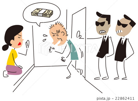 借金取り 22862411