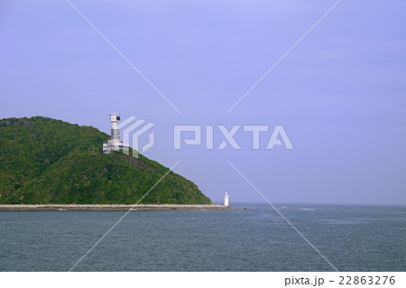 船上から見た伊良湖岬 22863276