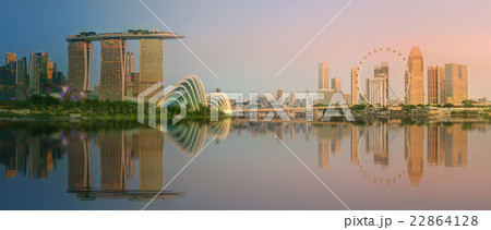 Singapore Skyline and view of Marina Bay Singapore Skyline and view of Marina Bay 22864128