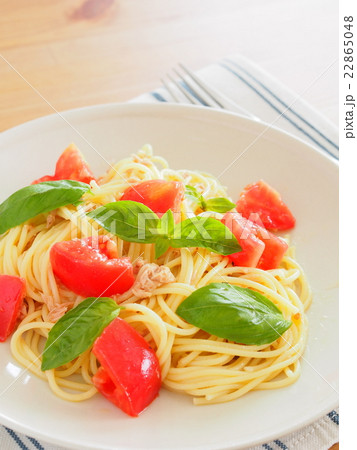 トマトとツナの冷製パスタ 22865048