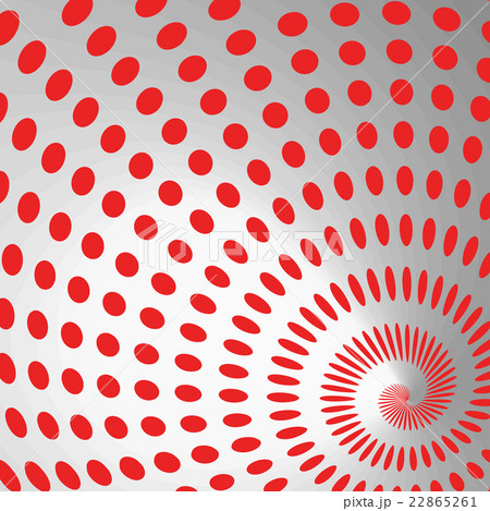 red color dots abstract vortex desing element 22865261