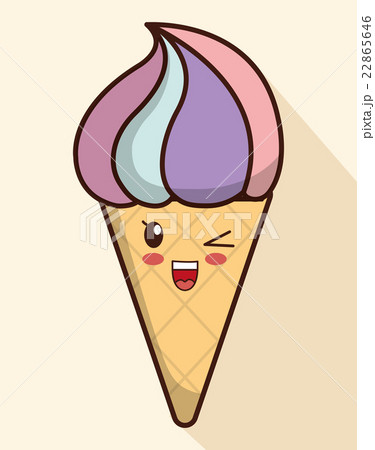 Ice cream design. Cartoon icon. dessert Ice cream design. Cartoon icon. dessert 22865646