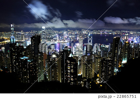 香港100万ドルの夜景　ビクトリアピーク 22865751