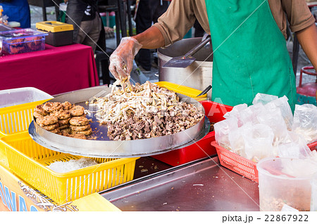 Street food bazaar in Malaysia for Ramadan iftar  22867922