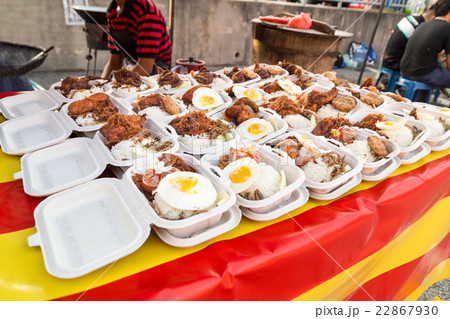 Street food bazaar in Malaysia for Ramadan iftar  22867930