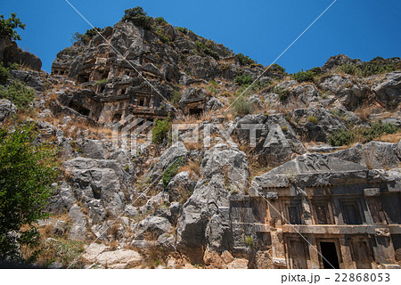 Ancient lycian Myra rock tomb 22868053