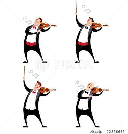 Set of violinistes 22868655