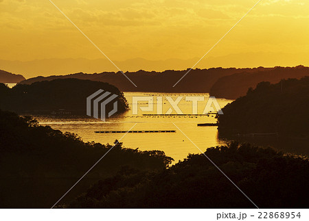 英虞湾夕焼け 伊勢志摩 英虞湾夕焼け 伊勢志摩 22868954