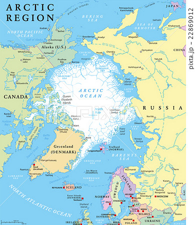Arctic Region Political Map 22869012