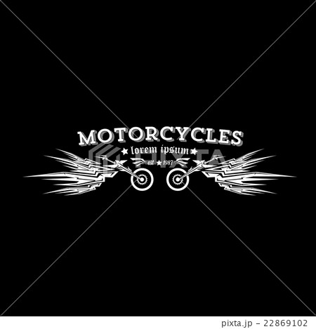 vector vintage motorcycle label or badge 22869102
