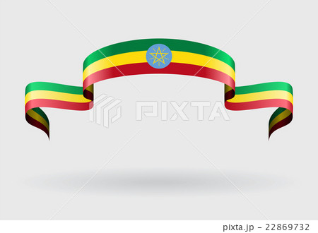 Ethiopian flag background. Vector illustration. 22869732