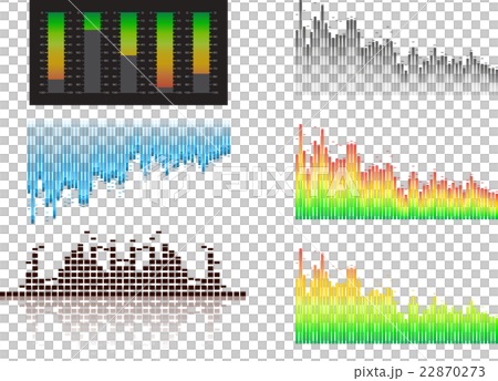 Vector Diagram of sound waves - Stock Illustration [22870273] - PIXTA