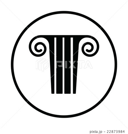 Antique column icon Antique column icon 22873984