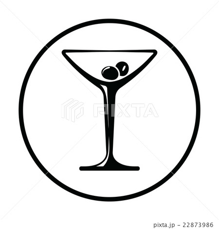 Cocktail glass icon 22873986