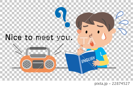 英語教育　子供　イラスト 22874527