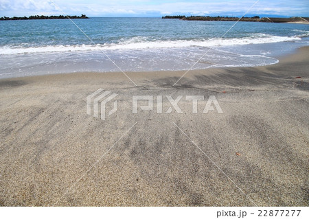 小土肥海水浴場の写真素材