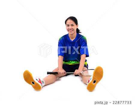 badminton player in action 22877733