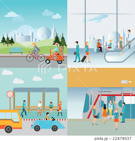 Info graphic of Transportation. 22878037