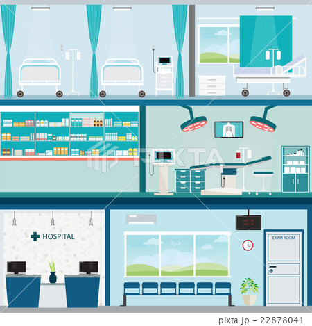 Medical hospital surgery operation room. 22878041