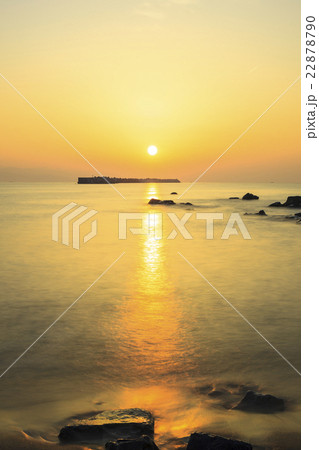 桂浜のご来光　高知県　高知市　浦戸 22878790