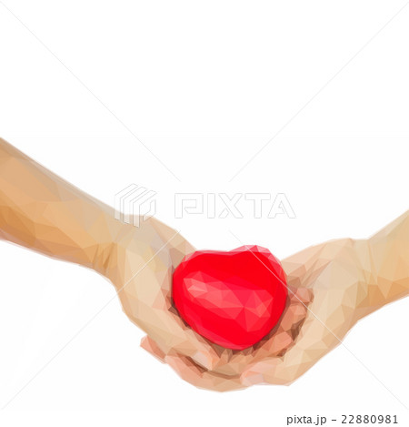 hand holding red heart hand holding red heart 22880981