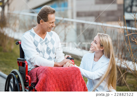 Concept for man on wheelchair Concept for man on wheelchair 22882522