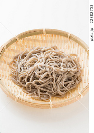 もり蕎麦 ざるそば 白バック もり蕎麦 ざるそば 白バック 22882753