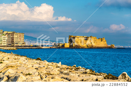 Castel dell'Ovo, a medieval fortress in the bay of 22884552
