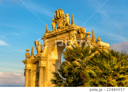 Immacolata Fountain at the seaside in Naples 22884557