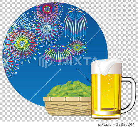 花火とビールと枝豆 22885244