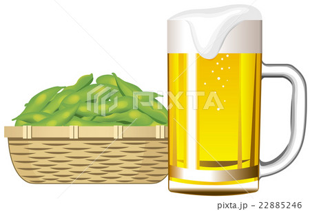 ビールと枝豆 22885246