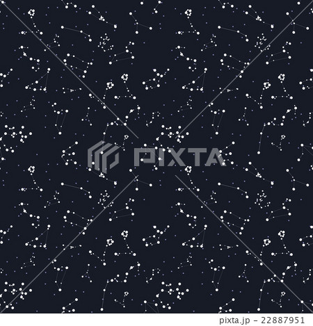 Seamless Pattern. Zodiac Sign of the Beautiful 22887951