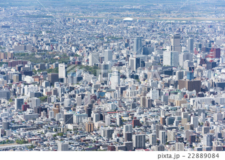 札幌もいわ山山頂からの眺め(中心部アップ) 札幌もいわ山山頂からの眺め(中心部アップ) 22889084