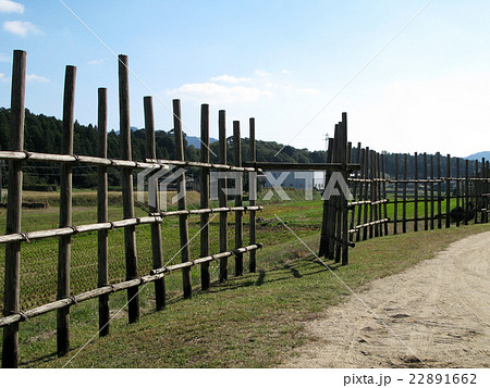 長篠・設楽原古戦場の馬防柵 22891662