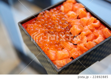 Japanese Bento Lunch Salmon sashimi Japanese Bento Lunch Salmon sashimi 22892885