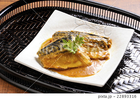 サバ　煮魚　味噌煮　さばの味噌煮　魚 22893316
