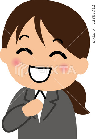 かわいいOLの喜怒哀楽イラスト かわいいOLの喜怒哀楽イラスト 22895312