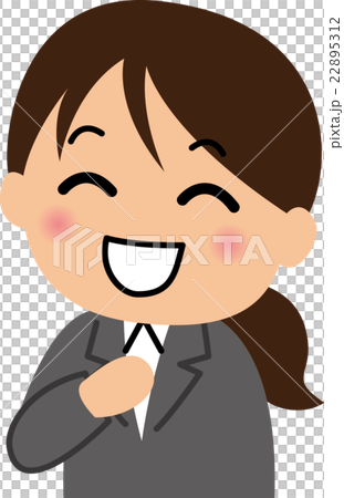 かわいいOLの喜怒哀楽イラスト かわいいOLの喜怒哀楽イラスト 22895312