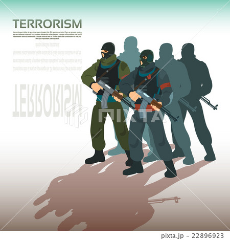 Armed Terrorist Group Terrorism Concept 22896923