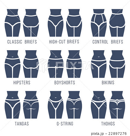 Female panties types icons – MasterBundles
