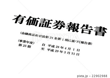 有価証券報告書 22902988