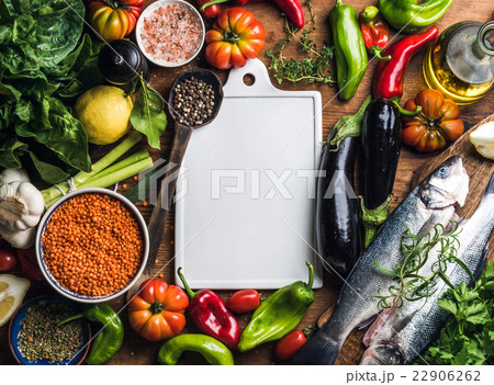 Ingredients for cooking healthy dinner. Raw Ingredients for cooking healthy dinner. Raw 22906262