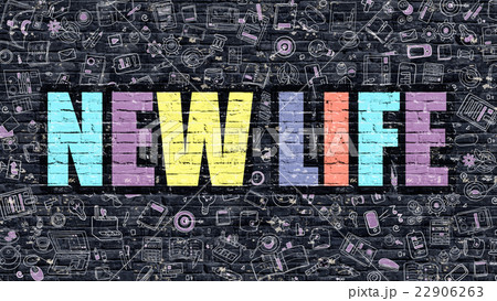 New Life in Multicolor. Doodle Design. New Life in Multicolor. Doodle Design. 22906263