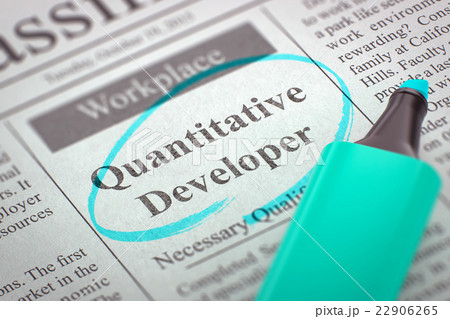 Quantitative Developer Hiring Now. 22906265