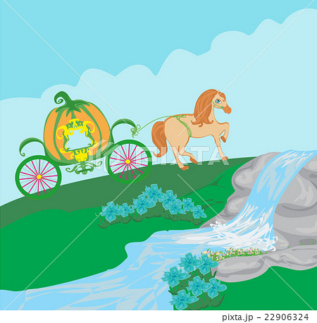 Pumpkin Carriageのイラスト素材