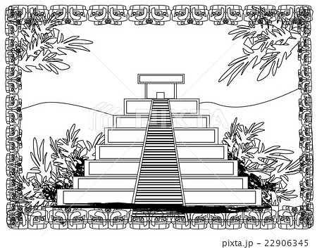 Mayan Pyramid, Chichen-Itza, Mexico 22906345